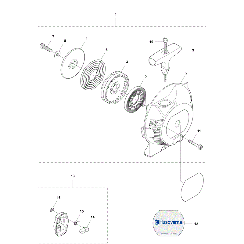 Husqvarna  135R (2011) Parts Diagram, Page 13