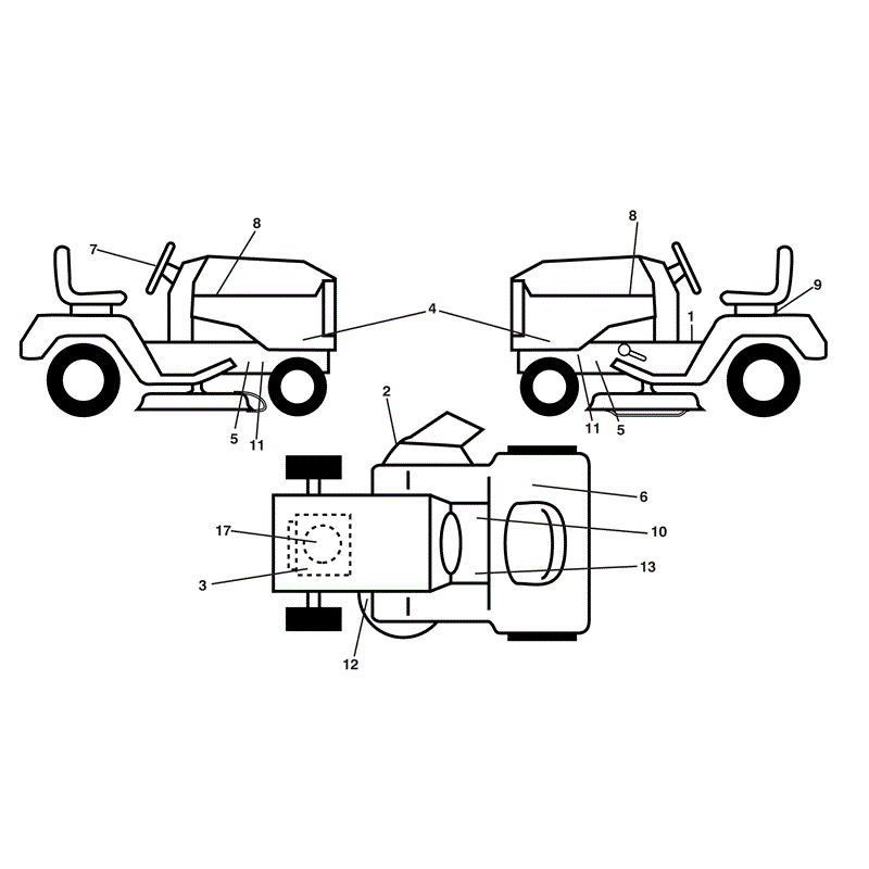 McCulloch M115-77RB (96041016500 - (2010)) Parts Diagram, Page 1