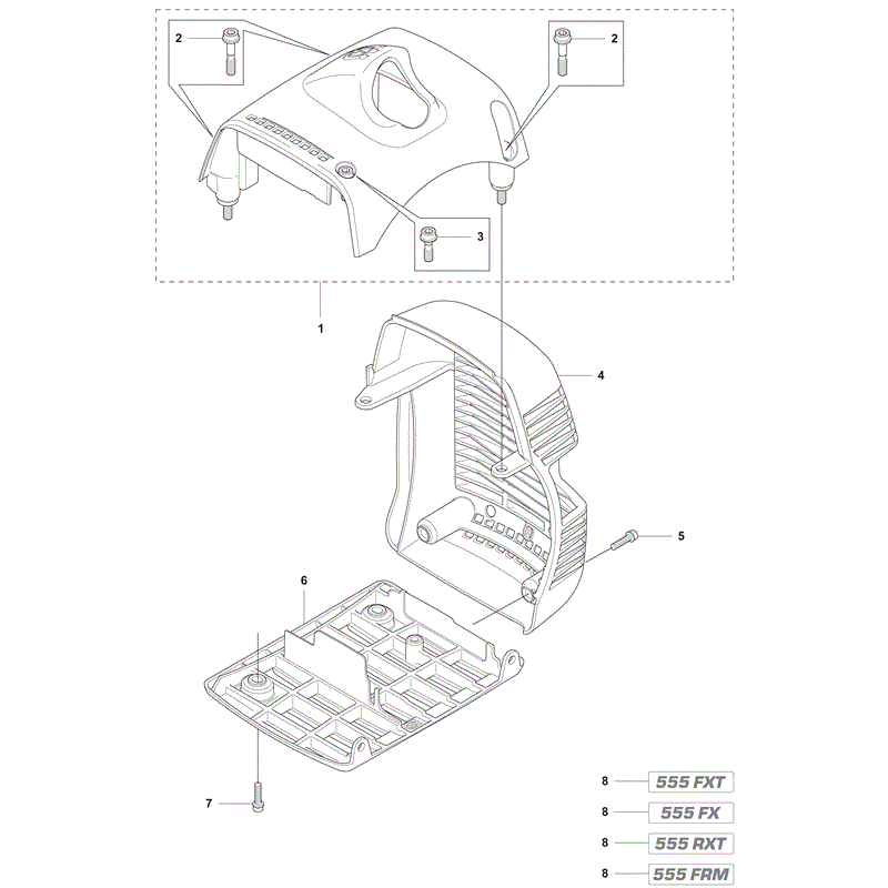 Husqvarna  555FX (2011) Parts Diagram, Page 10
