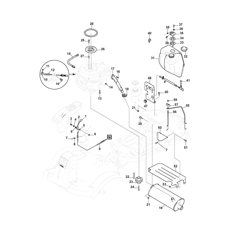 Stiga PARK 540 DPX (2F6236281-S16 [2016-2020]) Parts Diagram, Engine_0