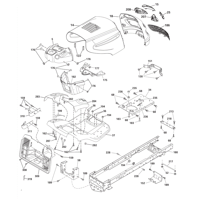 McCulloch M115-77RB (96041012300 - (2010)) Parts Diagram, Page 4