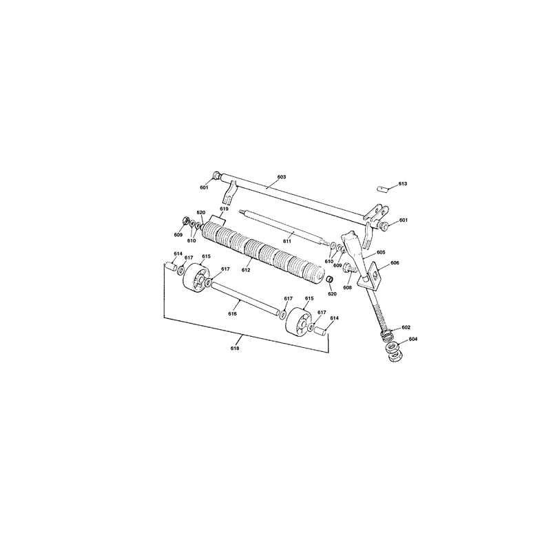 Qualcast Suffolk Punch 43S (F016L80405) Parts Diagram, Page 5