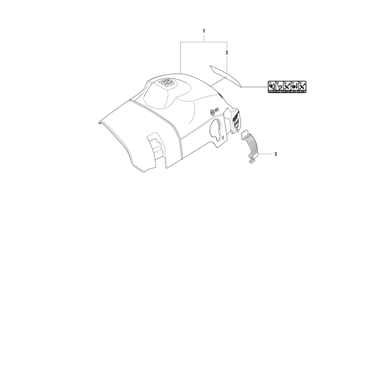Husqvarna 140 Chainsaw (2012) Parts Diagram, Cylinder Cover 