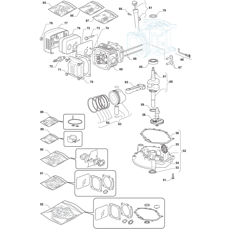 Castel / Twincut / Lawnking WBE0702 (2013) Parts Diagram, Page 2
