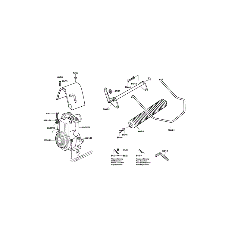 Qualcast Classic 35S (3616C05A71) Parts Diagram, Page 3