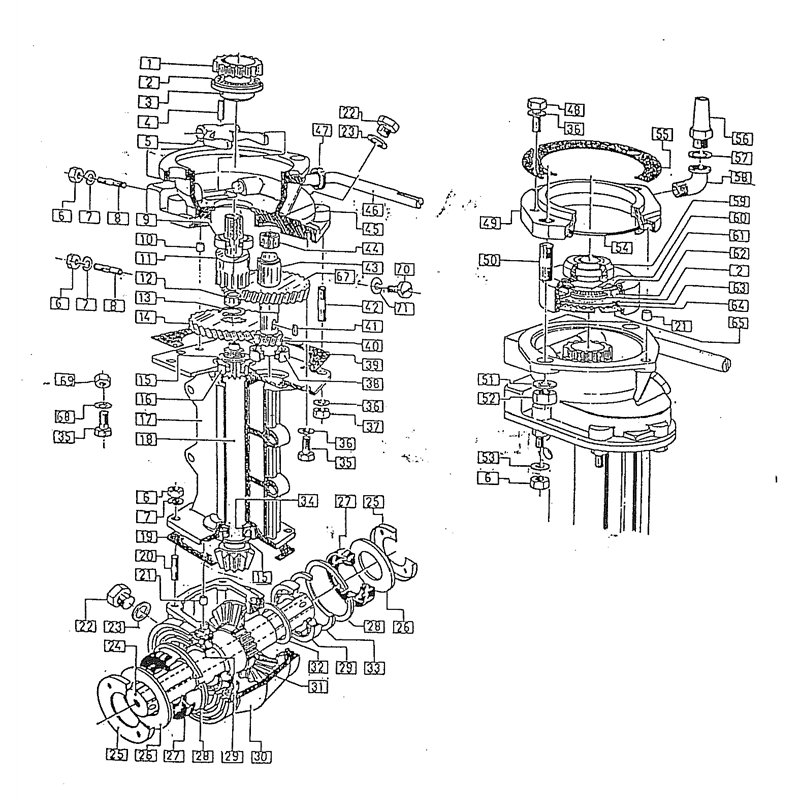 Bertolini 204 (204) Parts Diagram, Transmission 2T