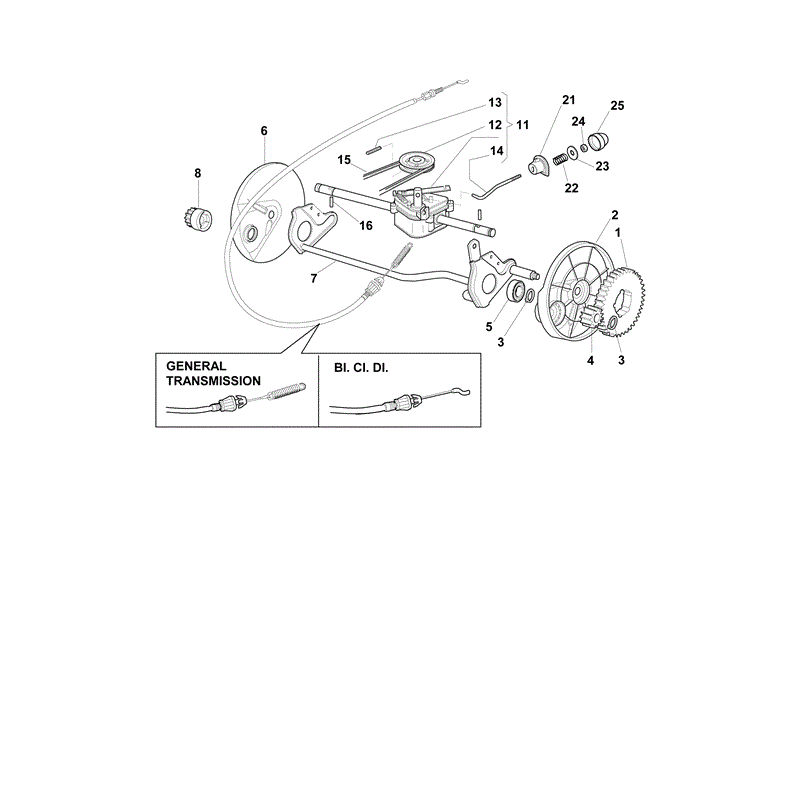 Castel / Twincut / Lawnking XS55MBS (2010) Parts Diagram, Page 6