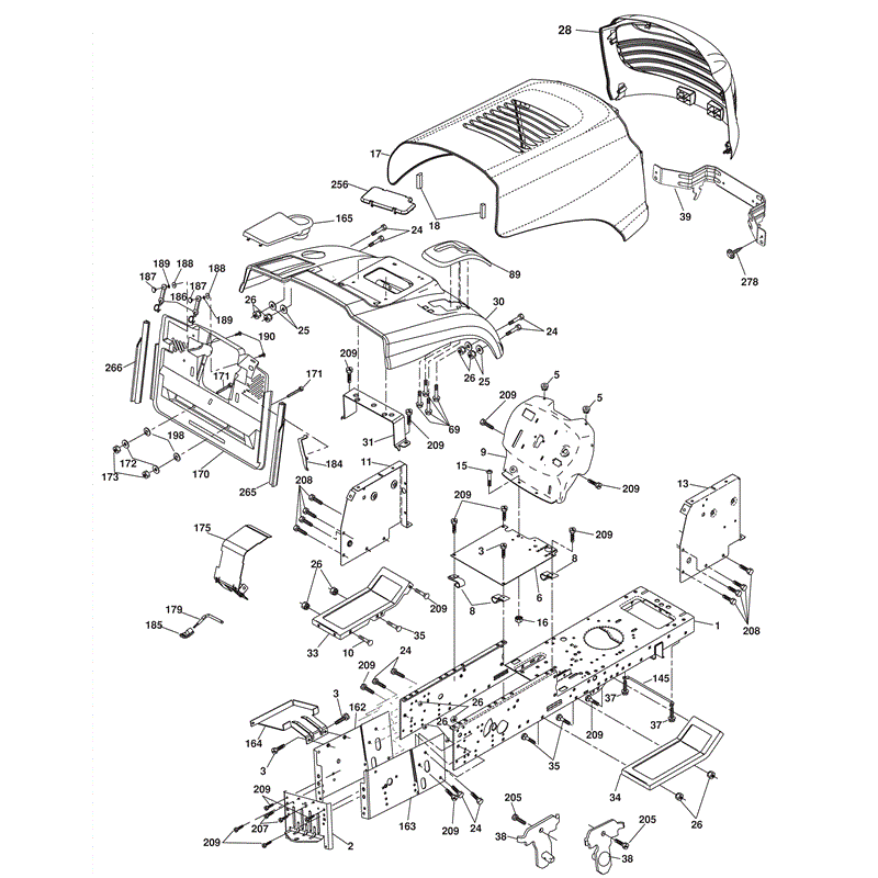 McCulloch M125-97RB (96061029000 - (2010)) Parts Diagram, Page 2