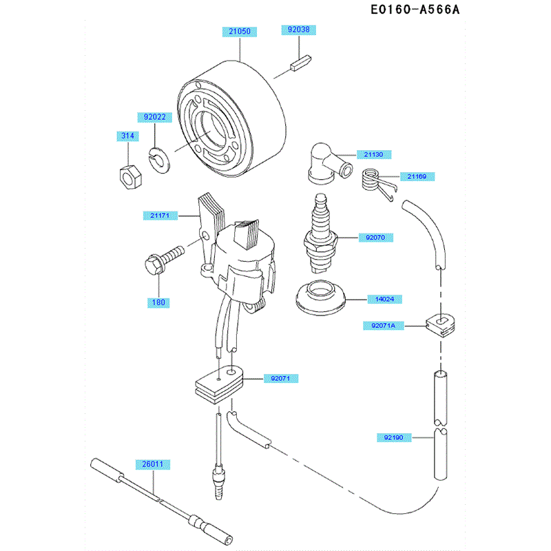 Kawasaki KRB400B (HG400A-AS51) Parts Diagram, Electric Equipment