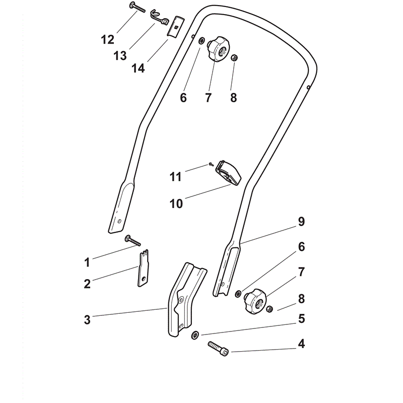 Mountfield SP555 (Honda GCV160) (2014) Parts Diagram, Page 2