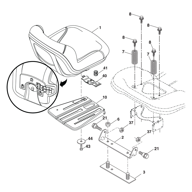 McCulloch M115-77HRB (96041012400-(2010)) Parts Diagram, Page 11
