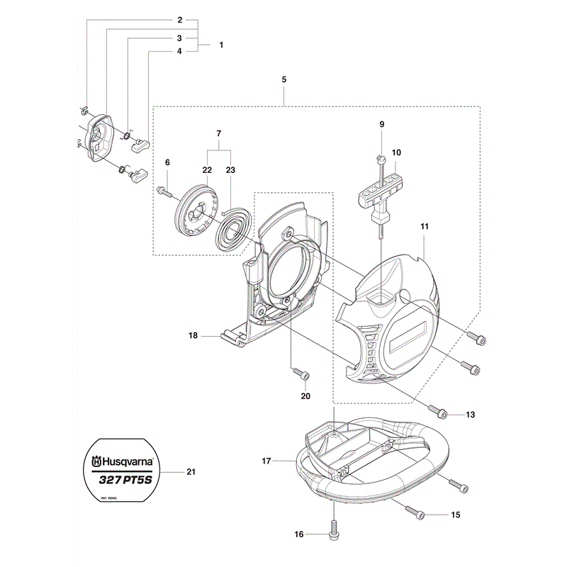 Husqvarna  327PT5S (2012) Parts Diagram, Page 6