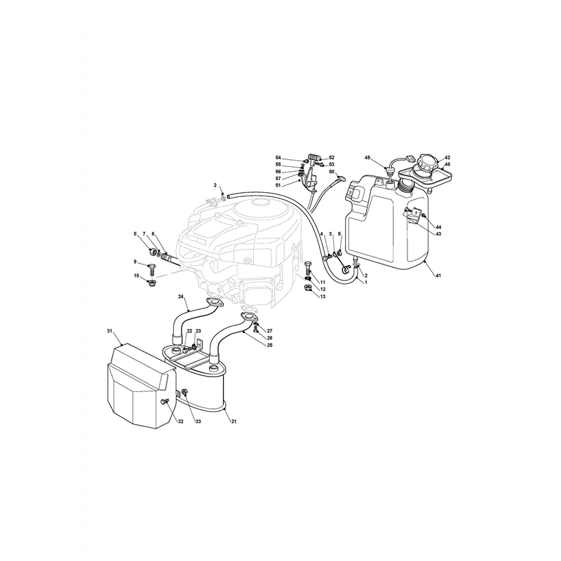 Castel / Twincut / Lawnking XHX23V4WD (2010) Parts Diagram, Page 6