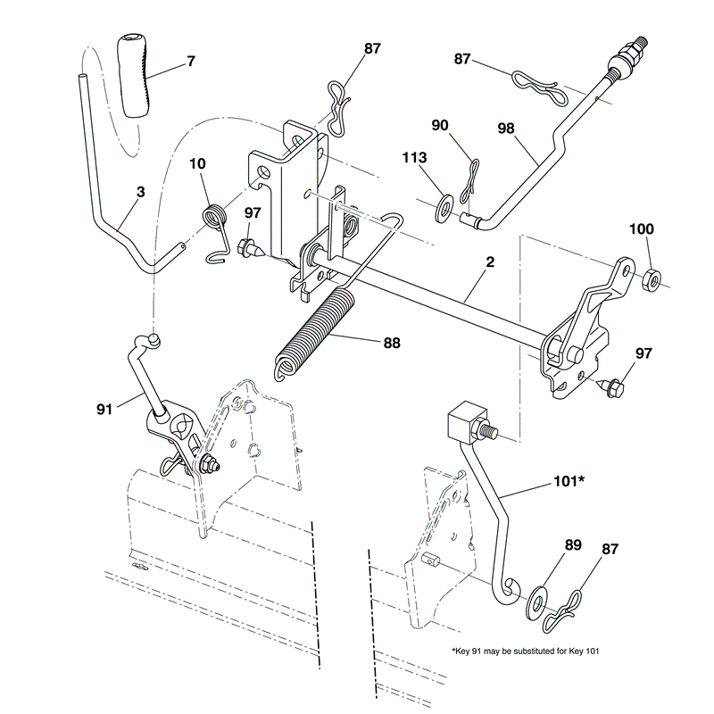 McCulloch M115-77RB (96041016501 - (2010)) Parts Diagram, Page 10