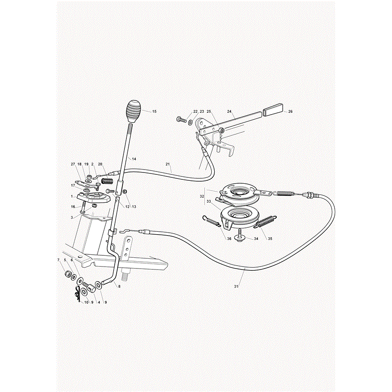Castel / Twincut / Lawnking XE80VD (2010) Parts Diagram, Cutting Plate 1
