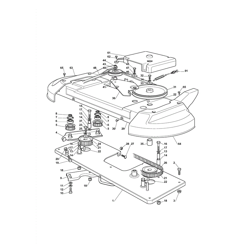 Castel / Twincut / Lawnking XX220HD (2011) Parts Diagram, Page 10