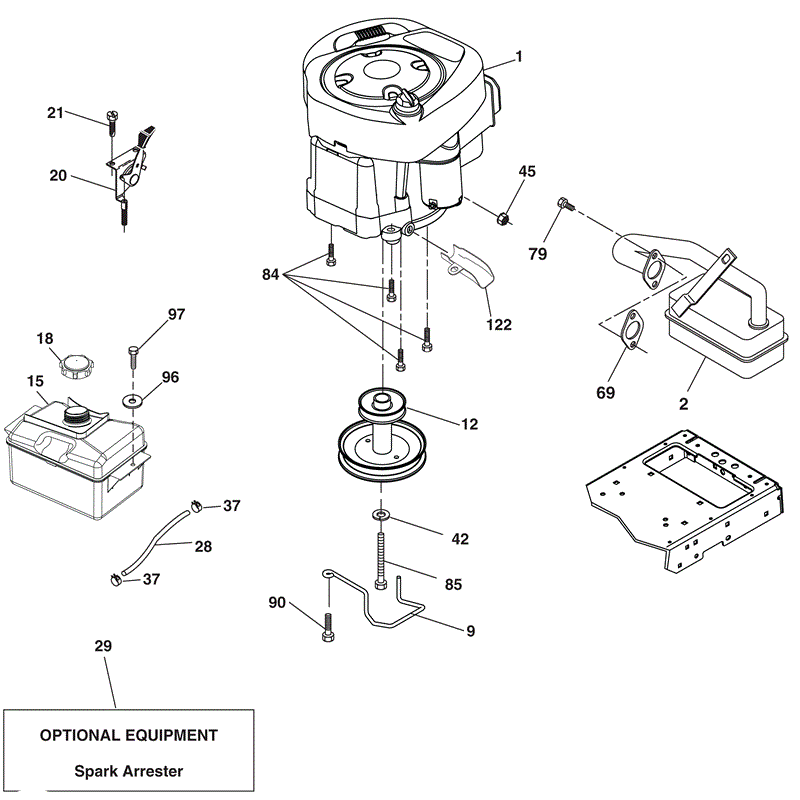 McCulloch M115-77HRB (96051001200 - (2010)) Parts Diagram, Page 6