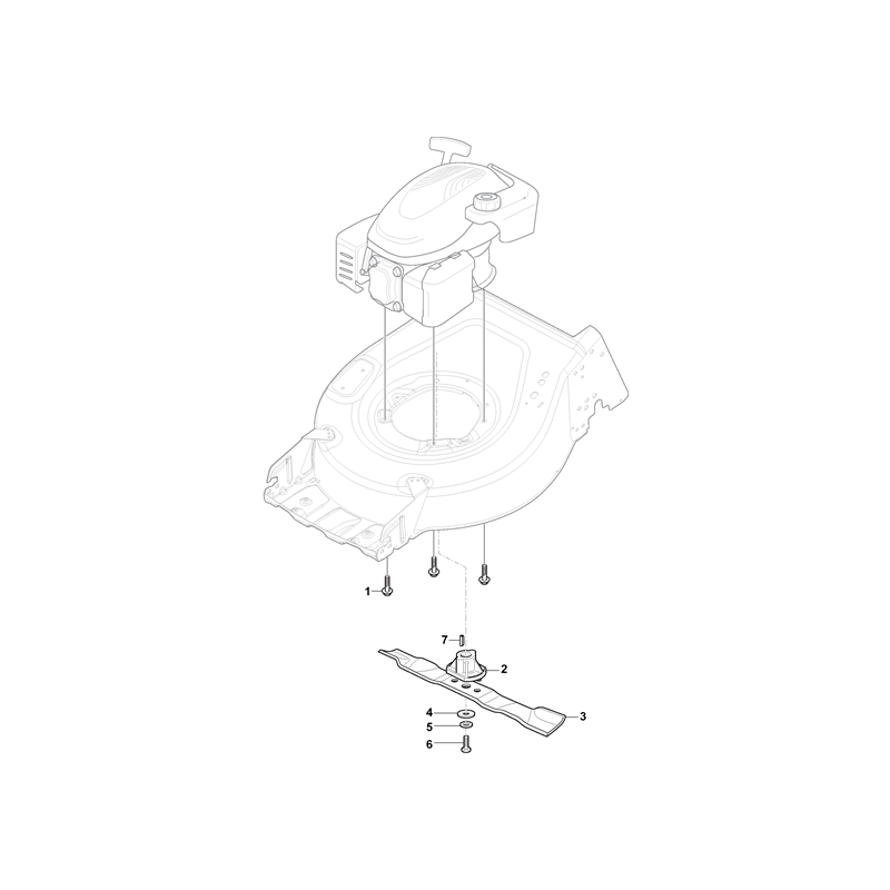 Mountfield HP45 Petrol Rotary Mower (2L0481048-AMZ] [2020-2022]) Parts Diagram, Blade
