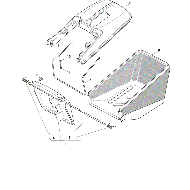 Mountfield Mounfield 460RHP Petrol Rotary Roller Mower (2009) Parts Diagram, Page 5