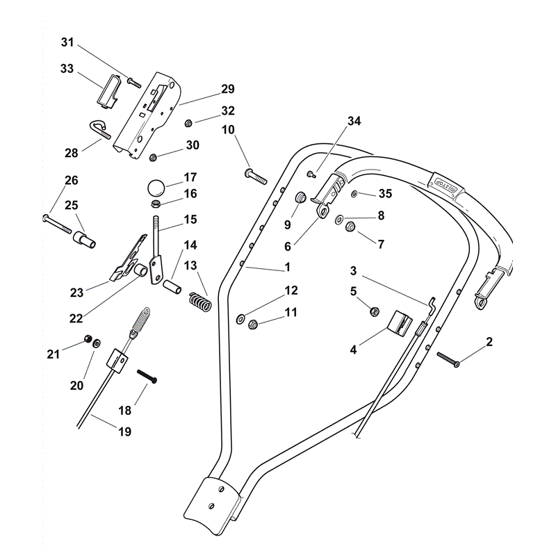 Mountfield MULTICHIP5035PD4S (2012) Parts Diagram, Page 4