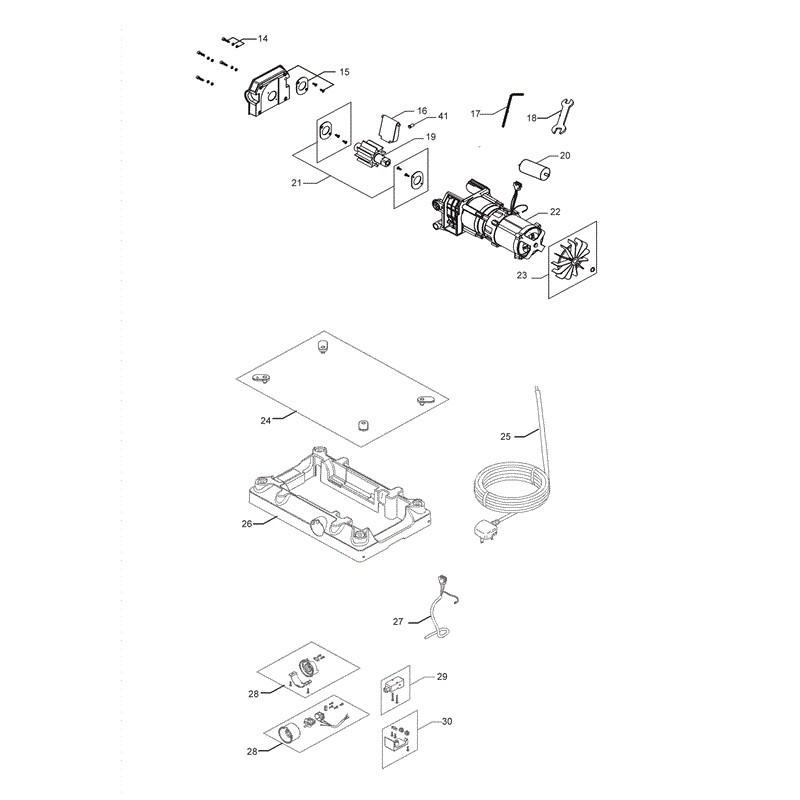 Flymo Pac A Shredder (9640114-22 (2007)) Parts Diagram, Page 2