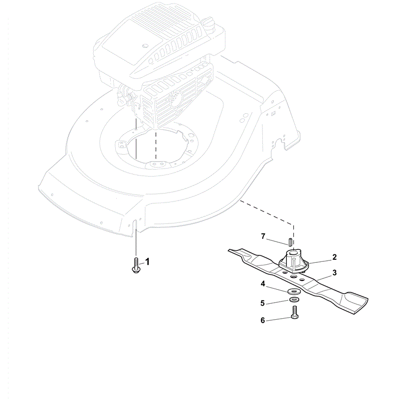 Mountfield HP46R (RSC100 OHV) (2012) Parts Diagram, Page 7