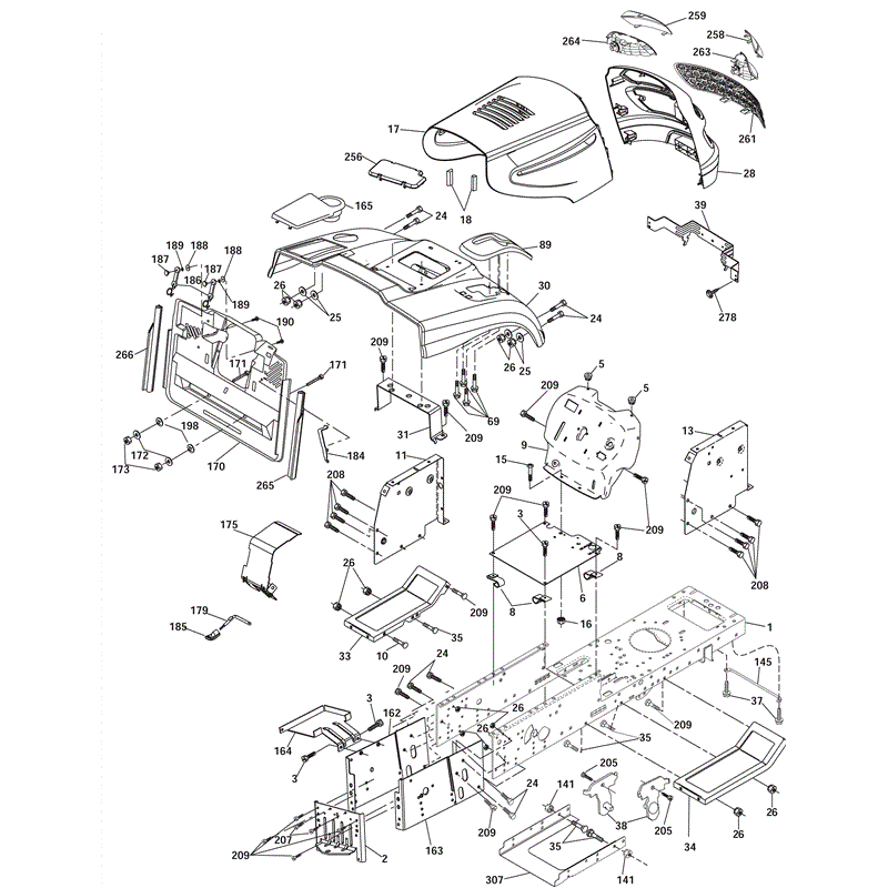 McCulloch M155-107HRB (96061010004 - (2010)) Parts Diagram, Page 4