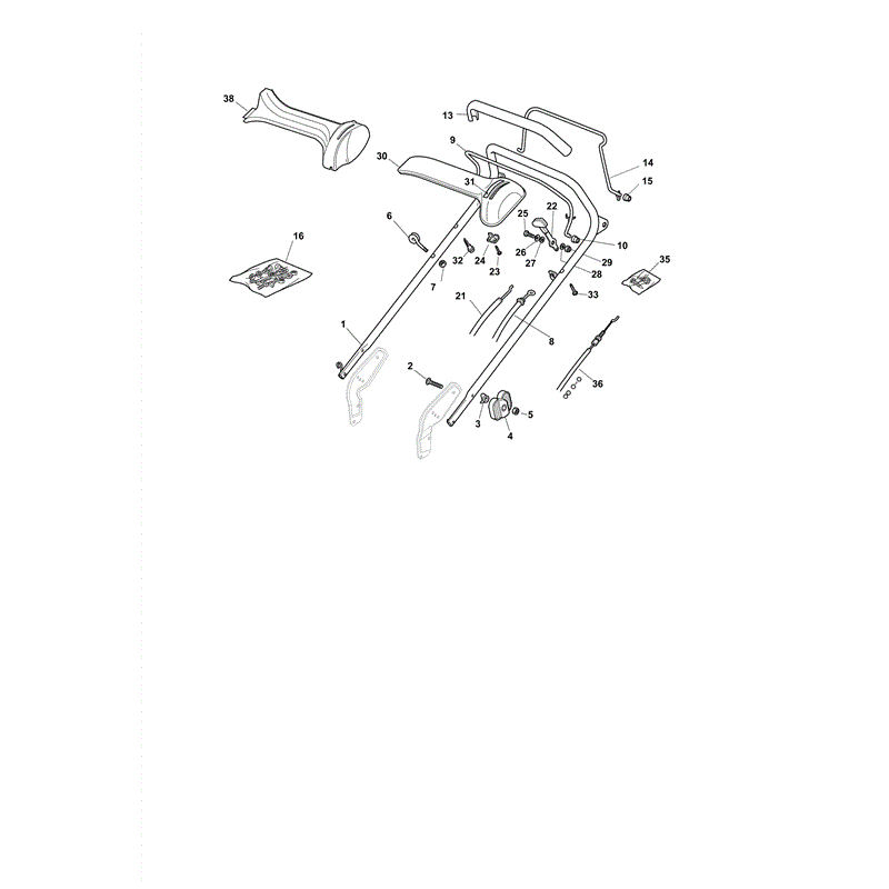 Castel / Twincut / Lawnking XA55MH3 (2010) Parts Diagram, Page 8