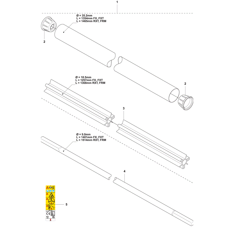 Husqvarna  555FX (2011) Parts Diagram, Page 3