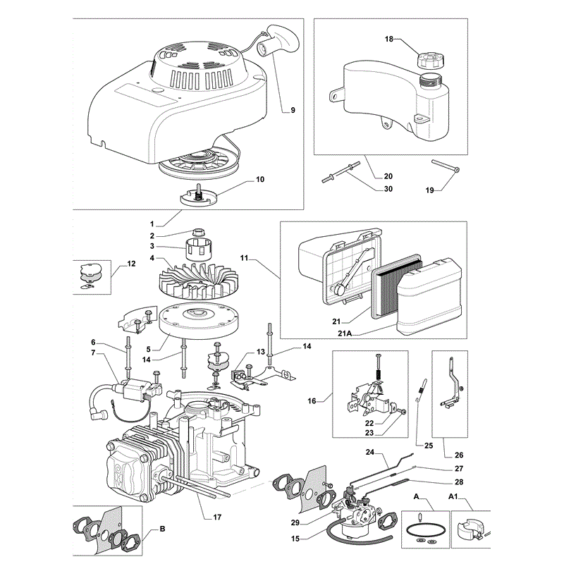 Mountfield HW511PD (2011) Parts Diagram, Page 10