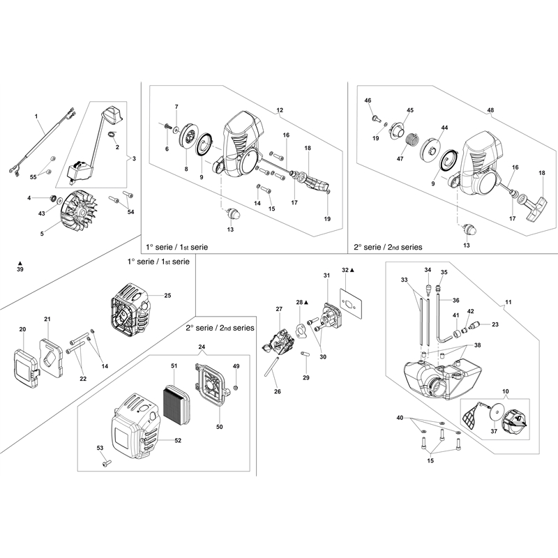 Oleo-Mac HC 265 XP (HC 265 XP) Parts Diagram, Ignition system