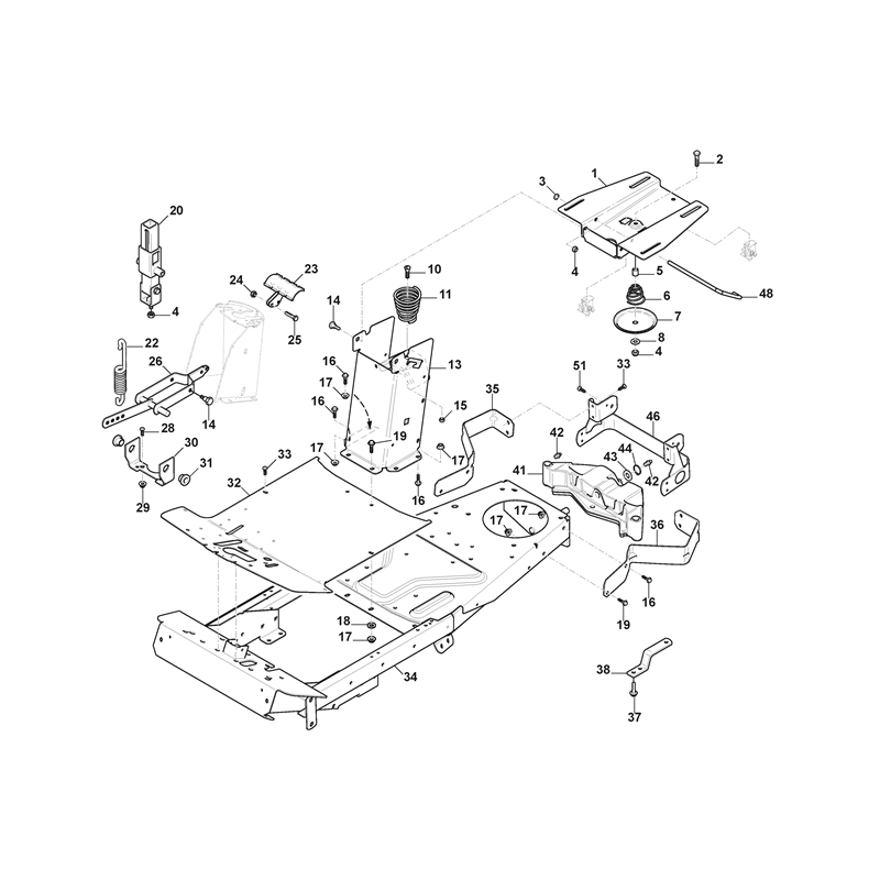Stiga VILLA 12 (2F2700141-S16 [2016-2020]) Parts Diagram, Chassis_0