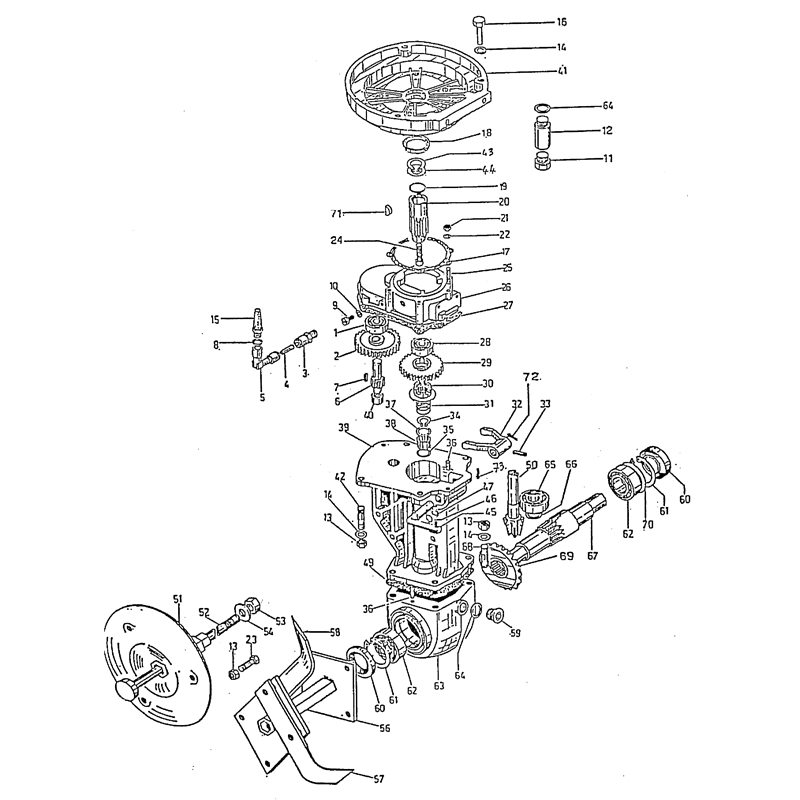 Bertolini 203 (203) Parts Diagram, Unit (Transmission)