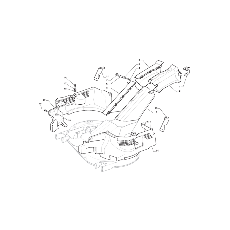Mountfield 1530H Lawn Tractor (2T2120483-M20 [2020-2021]) Parts Diagram, Belt Protections