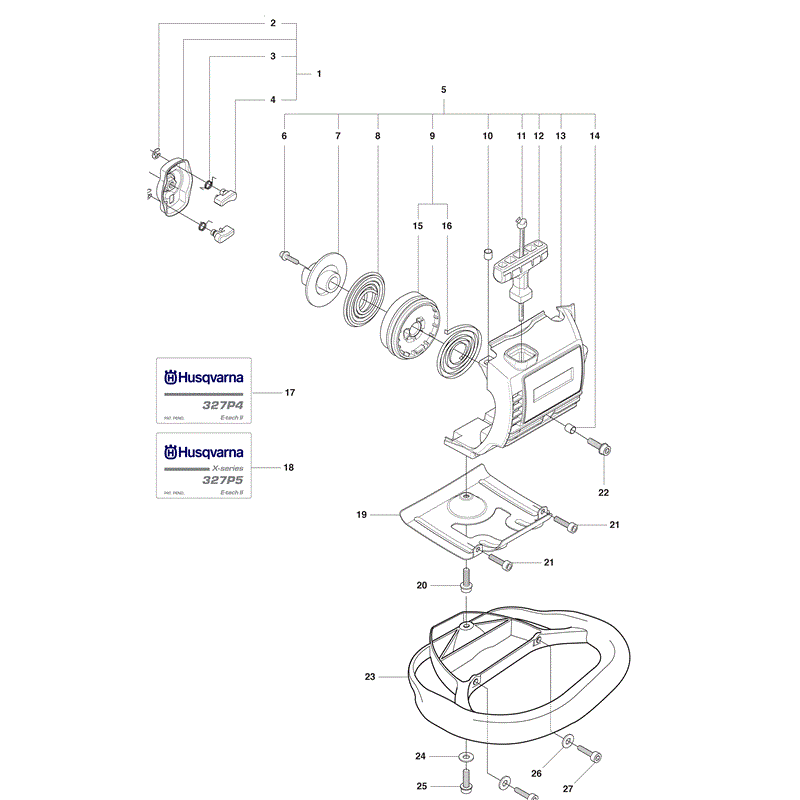 Husqvarna  327P4 (2012) Parts Diagram, Page 8