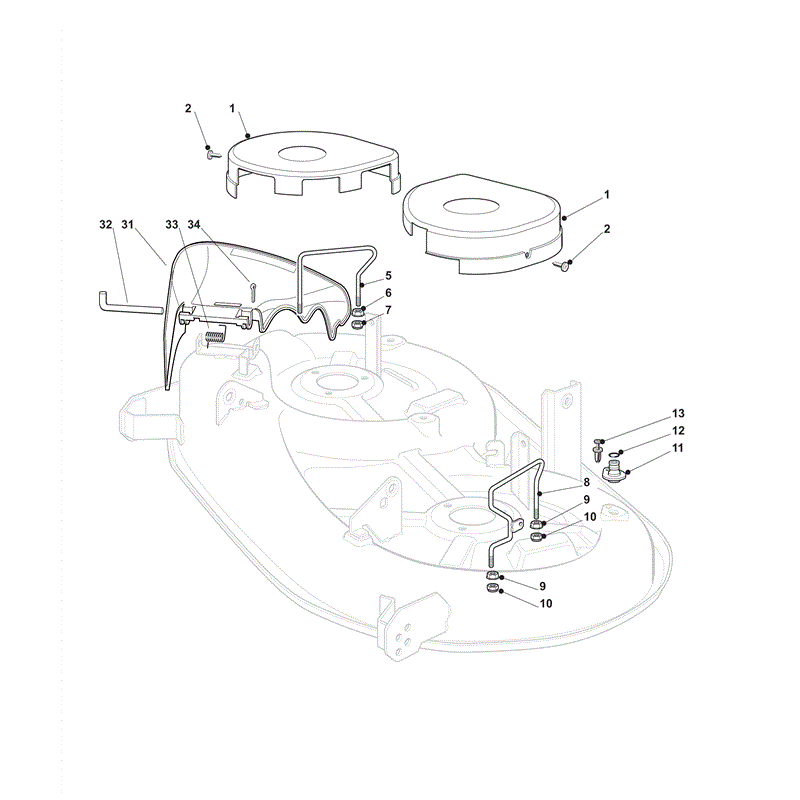 Mountfield 1438M Lawn Tractor (2008) Parts Diagram, Page 10