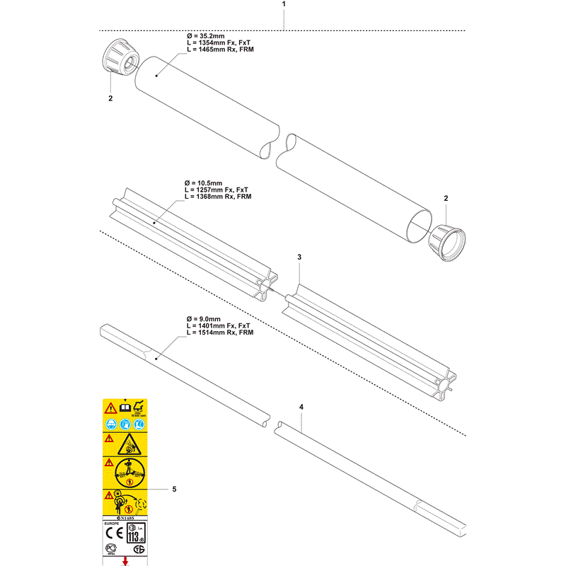 Husqvarna  355RX (2008) Parts Diagram, Page 3