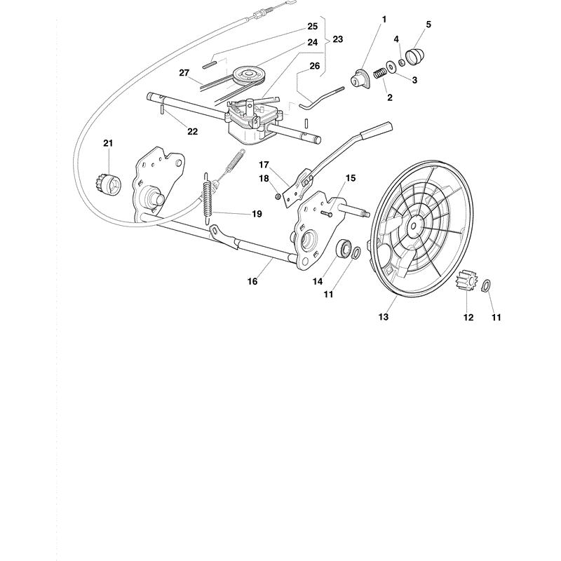 Mountfield HW514PD (2009) Parts Diagram, Page 6