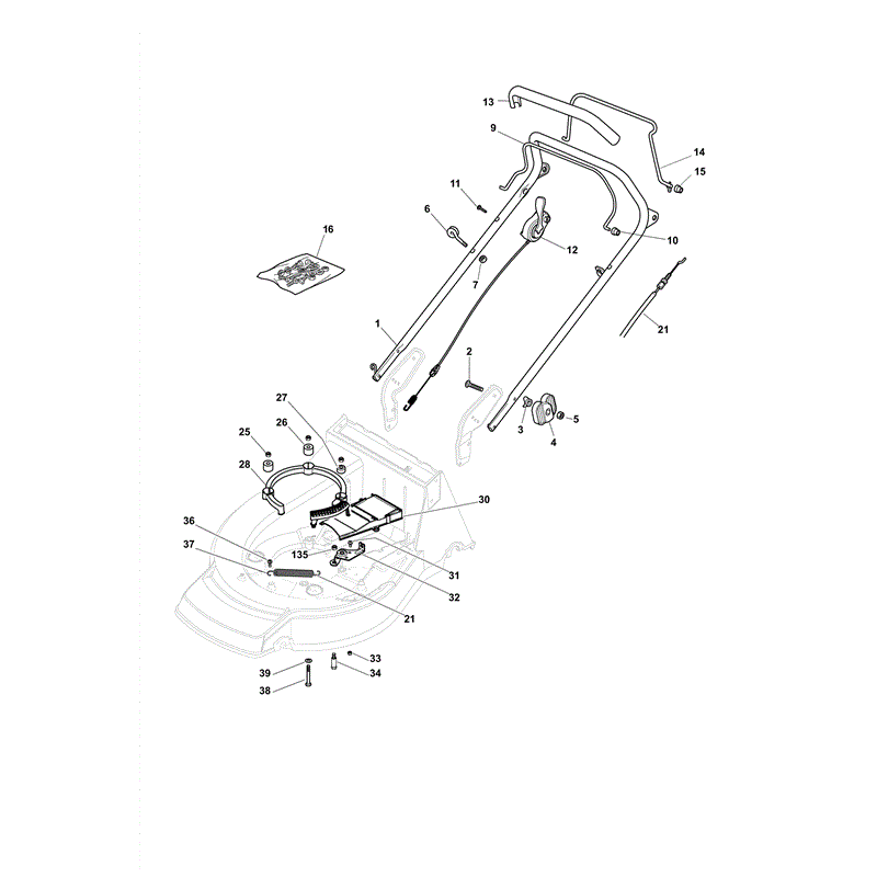 Castel / Twincut / Lawnking TDAM534TR3S (2010) Parts Diagram, Page 8