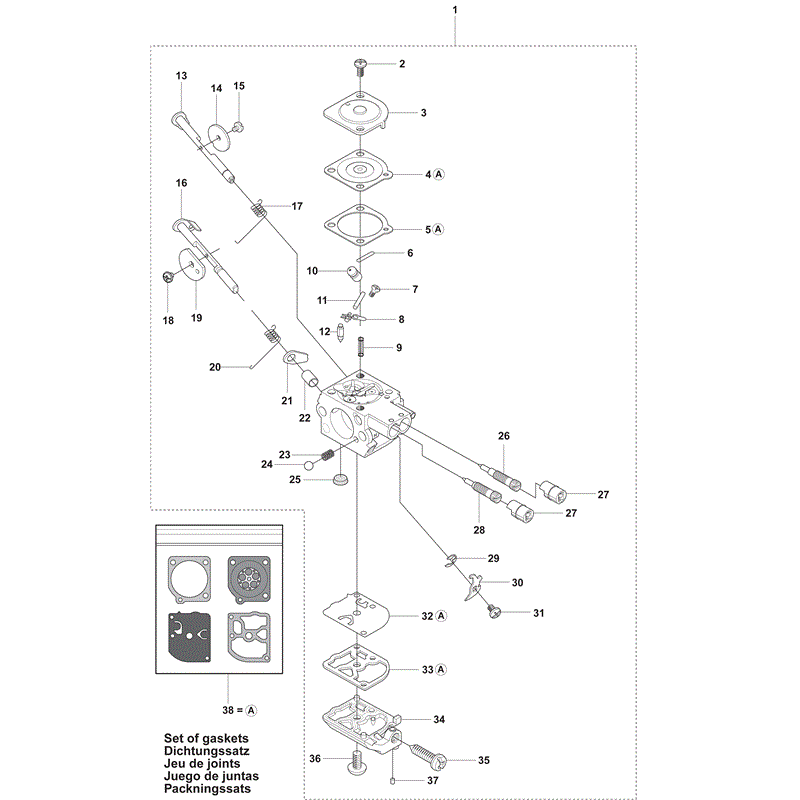 Husqvarna  241R (2009) Parts Diagram, Page 15