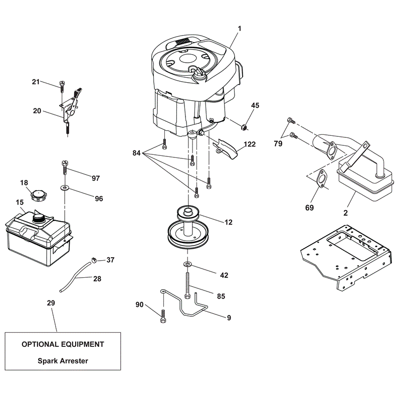 McCulloch M115-77RB (96051001103 - (2011)) Parts Diagram, Page 6