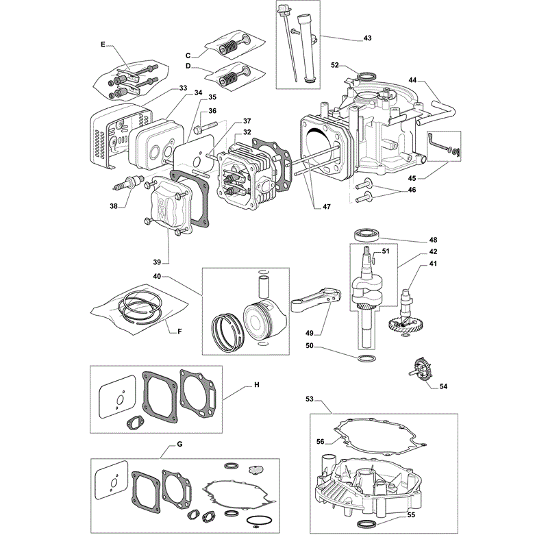 Castel / Twincut / Lawnking WBE0704 (2012) Parts Diagram, Page 2