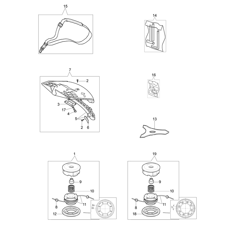 Oleo-Mac BC 260 4S (BC 260 4S) Parts Diagram, Accessories