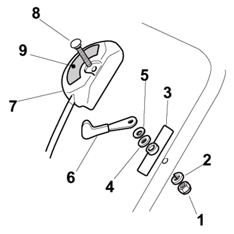 Mountfield MULTICLIP 501 SP (RM45 OHV) (2010) Parts Diagram, Page 8