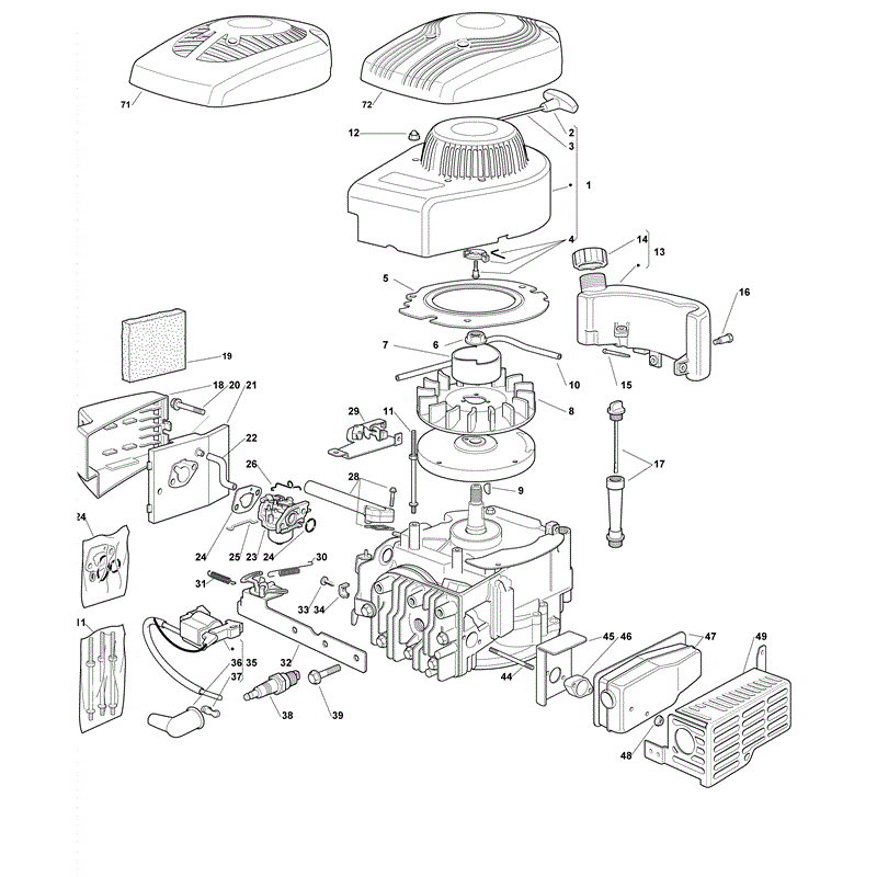 Mountfield HP184 (2011) Parts Diagram, Page 9