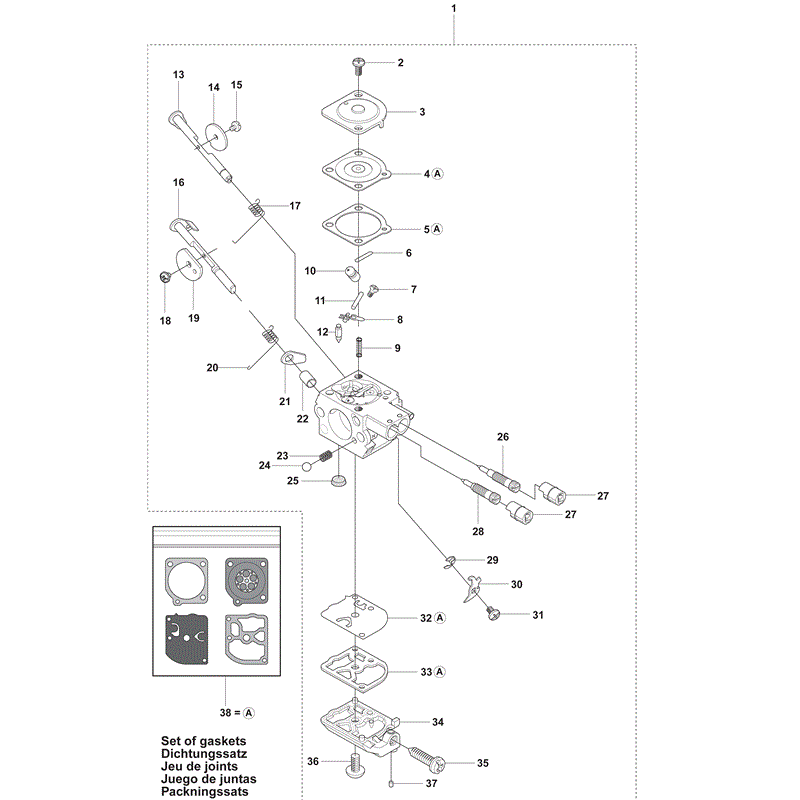 Husqvarna  241R (2010) Parts Diagram, Page 18