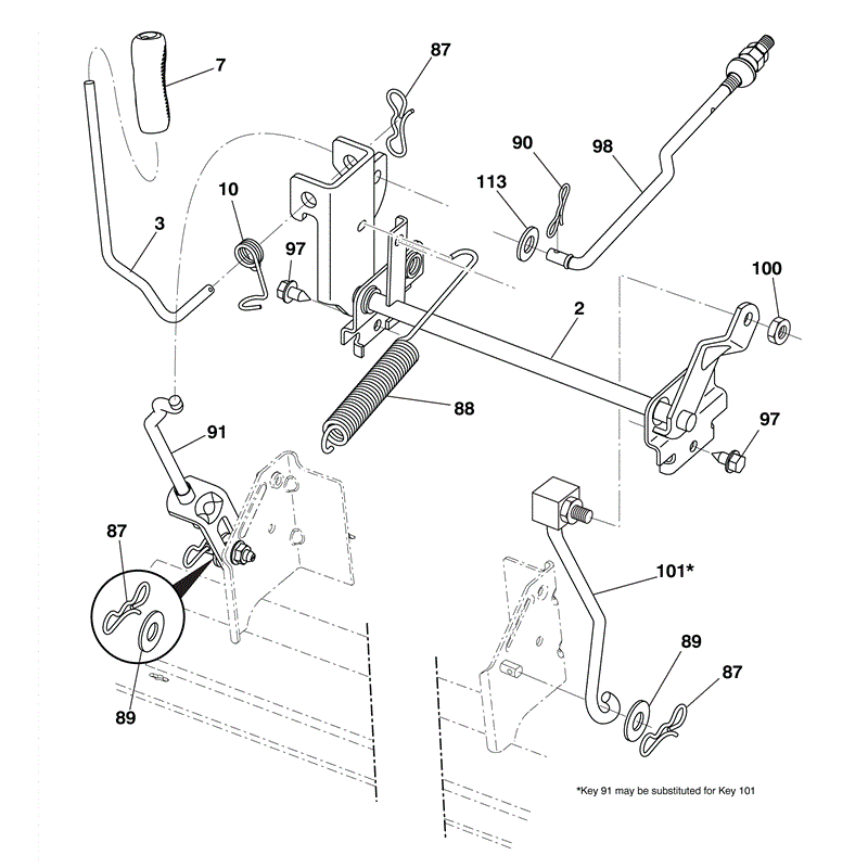 McCulloch M115-77RB (96041016502 - (2011)) Parts Diagram, Page 9
