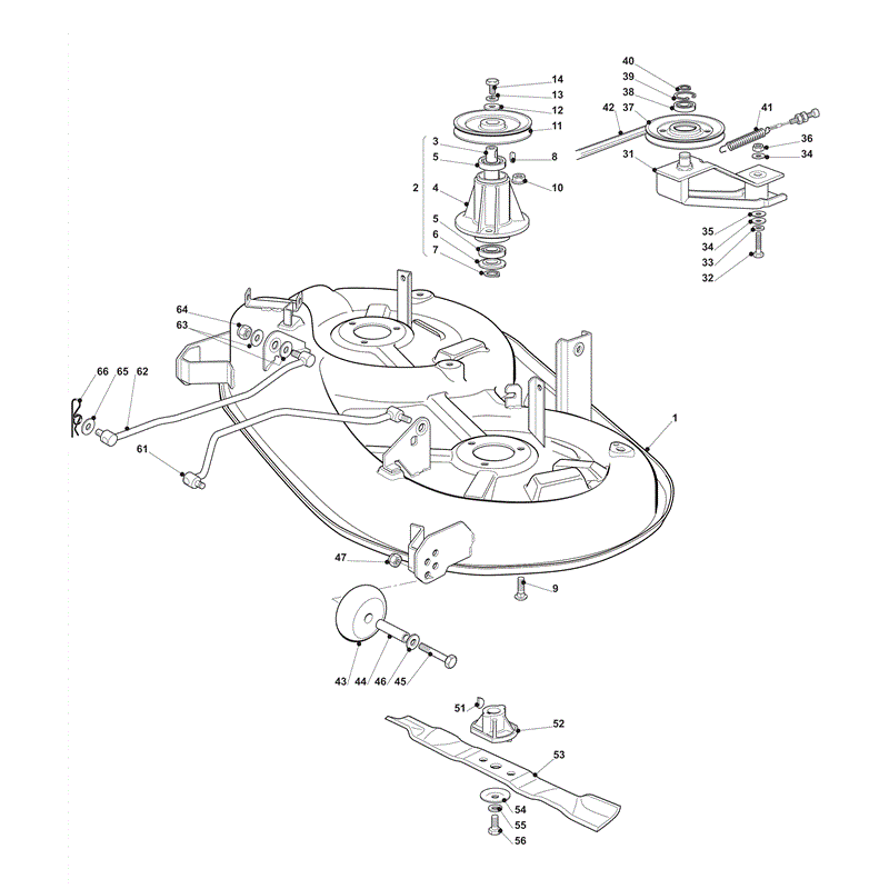 Mountfield 1438M Lawn Tractor (2008) Parts Diagram, Page 11