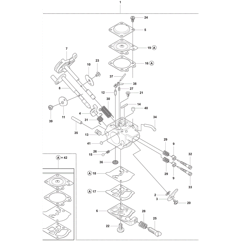 Husqvarna  355RX (2008) Parts Diagram, Page 19