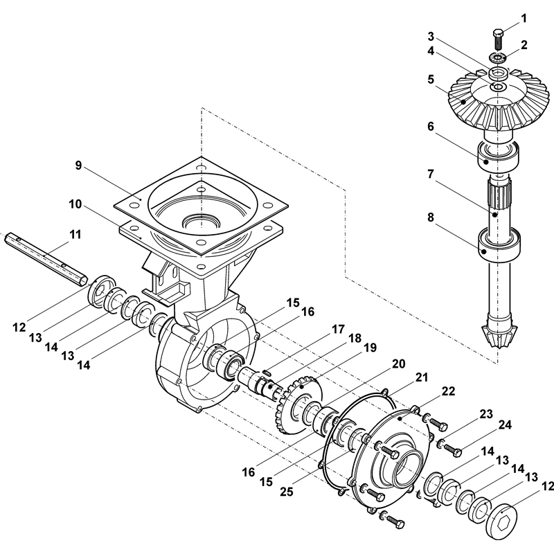Bertolini 294 (294) Parts Diagram, Transmission
